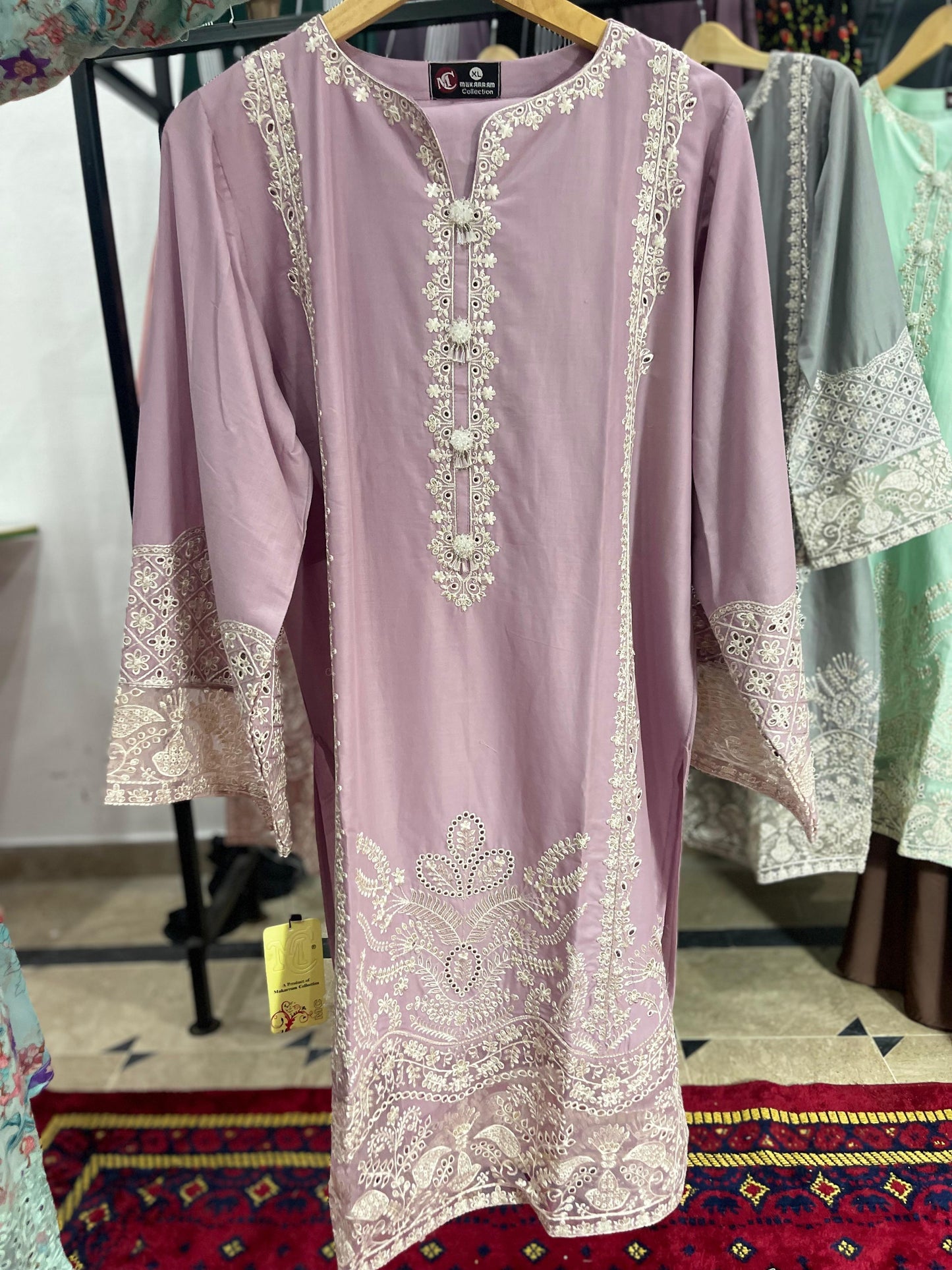 Embroidered Lawn Fabric