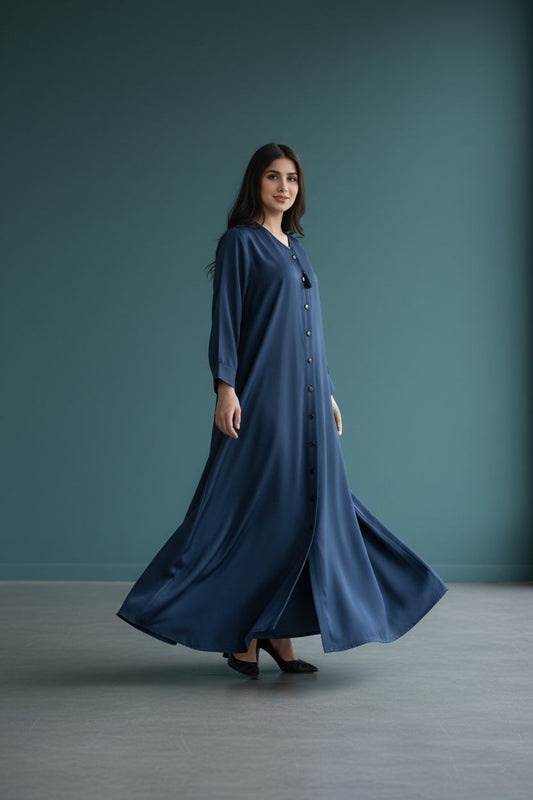 Adiba Round Sleeve Abaya