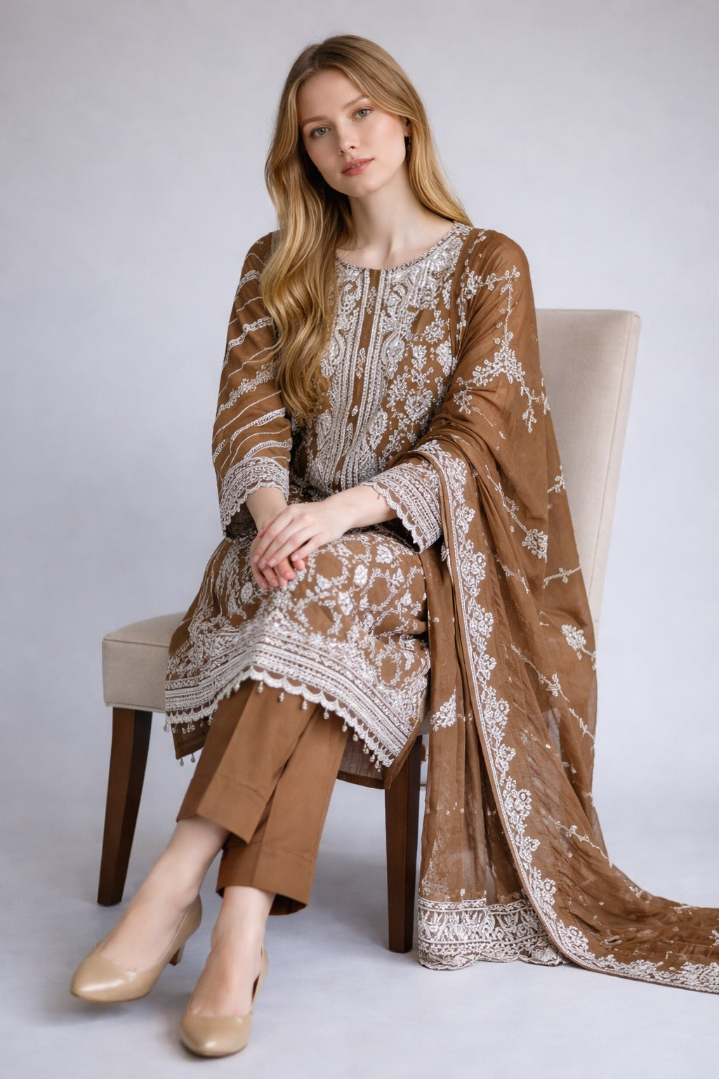 Premium Embroidered Lawn