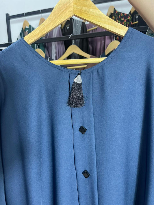 Adiba Round Sleeve Abaya