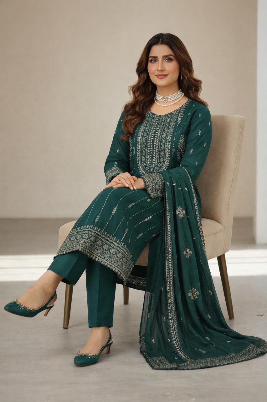 Premium Embroidered Lawn