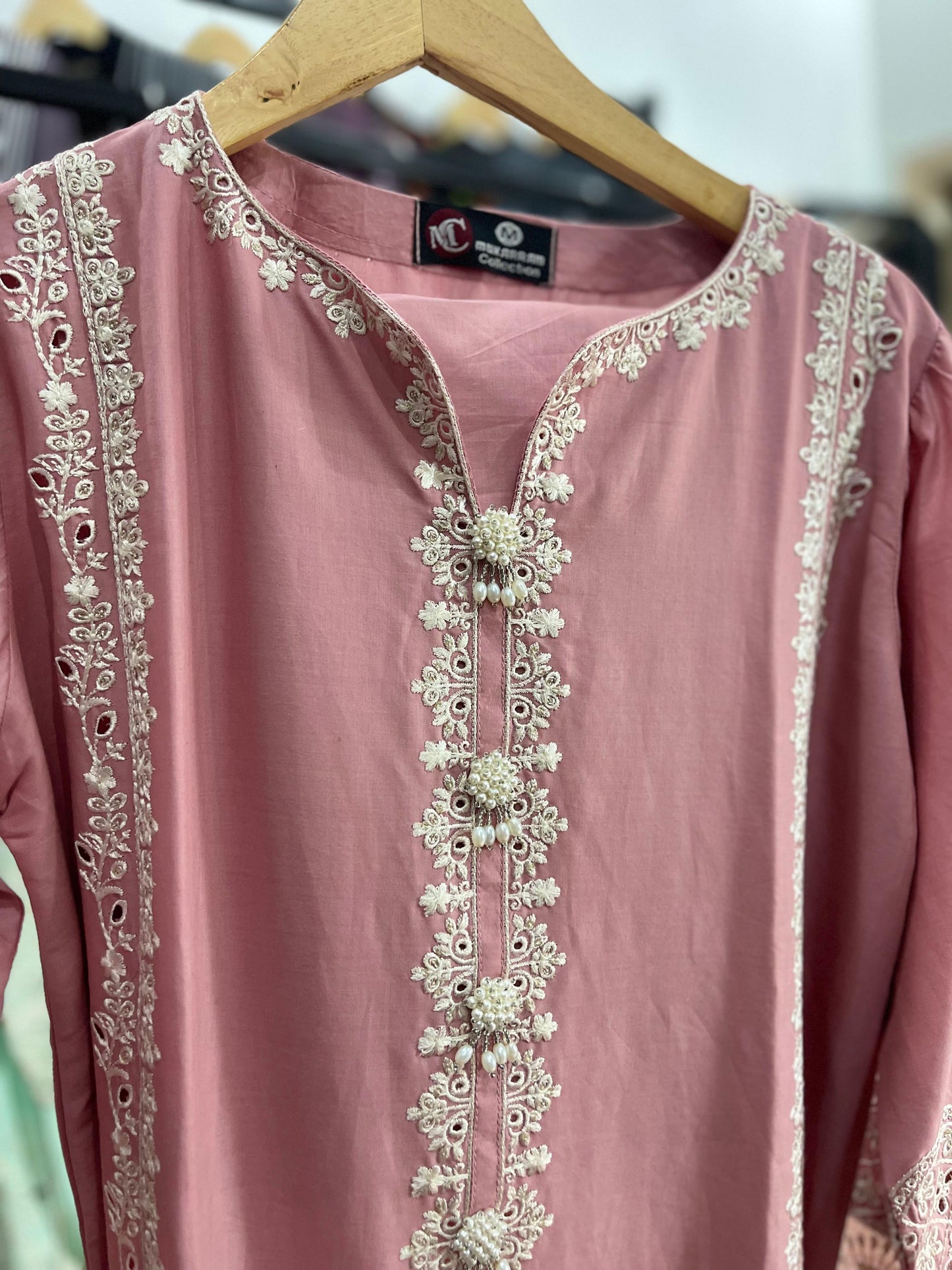 Embroidered Lawn Fabric